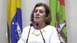 Vereadora portuguesa visita parlamento catarinense