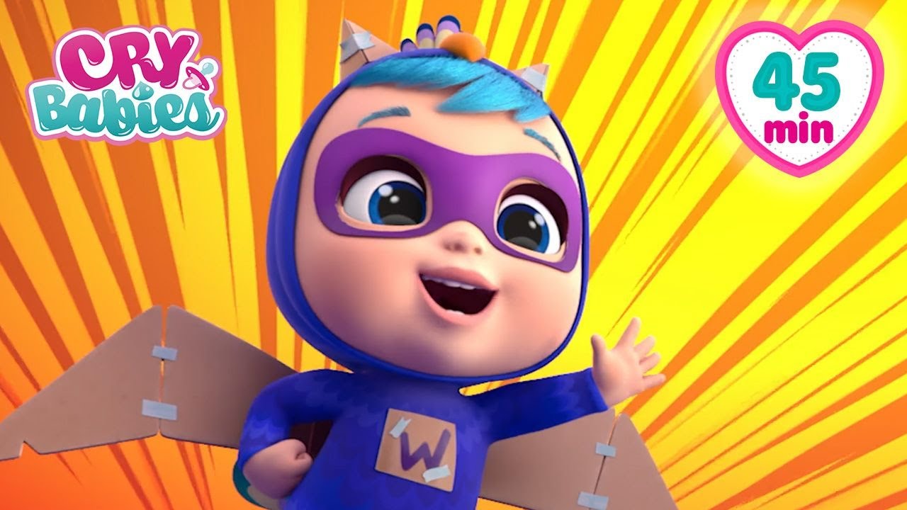 この赤ちゃんはスーパーヒーローだ!🦸♀️💥 | CRY BABIES 💞 | 全話配信中 | kitoons 日本語版