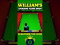 NO WAY! Williams Gets the Luckiest Fluke 🤯#snooker #shorts