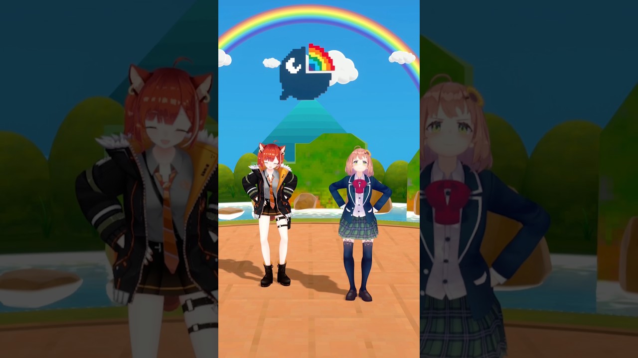【 #にじさんじ体操第一 】ひまちゃんと踊ってみた！ #vtuber #dance #shorts