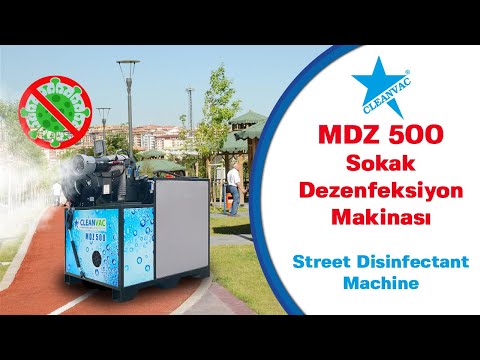 Araç Üstü Dezenfektan Makinesi Cleanvac MDZ 500 ürün videosu