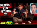 Magician REACTS to Patrick Kun WILDCARD new card magic on America's Got Talent 2021