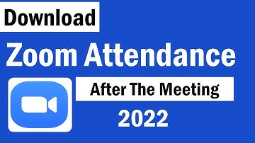 How to Download Attendance Reports For Zoom Meetings | Zoom Attendance Report After Meeting