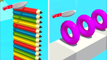 Slice It All Gameplay! Satisfying and Relaxing ASMR Slicing Video