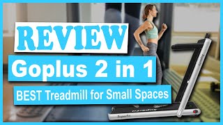 Goplus 2 in 1 Folding Treadmill Review - Best Folding Treadmill for Small Spaces #3
