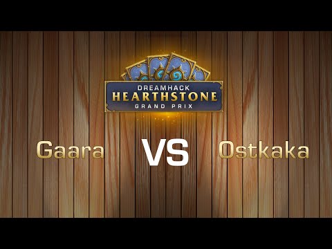 Gaara vs. Ostkaka - Round 5 Heat 1 - DreamHack Hearthstone Grand Prix
