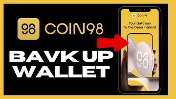 How to Back Up Wallet in Coin98 2024?
