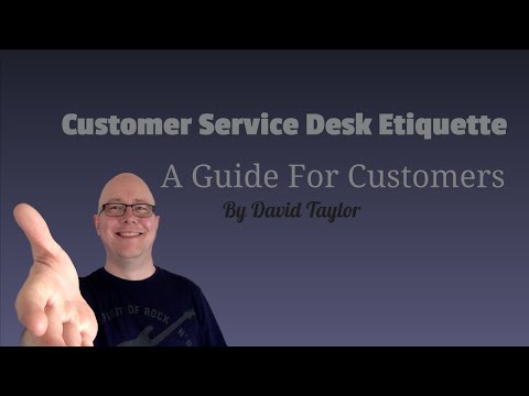 Customer Support Desk Etiquette For Customers Youtube