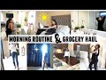 REALISTIC MORNING ROUTINE WITH KIDS // ALDI GROCERY HAUL // 2019