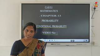 Maths12   Chapter 13   Probability   Video 01   Conditional Probability