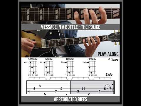 Message In A Bottle Tab The Police Arpeggiated Guitar Riffs Message In A Bottle Tab The Police Arpeggiated Guitar Riffs