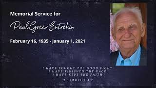 Memorial service for Paul Entrekin
