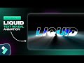 Liquid text animation  mastering text animation in filmora 13  tutorial 03