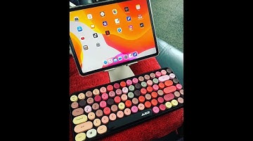 Ipad keyboard and stand, typewriter style