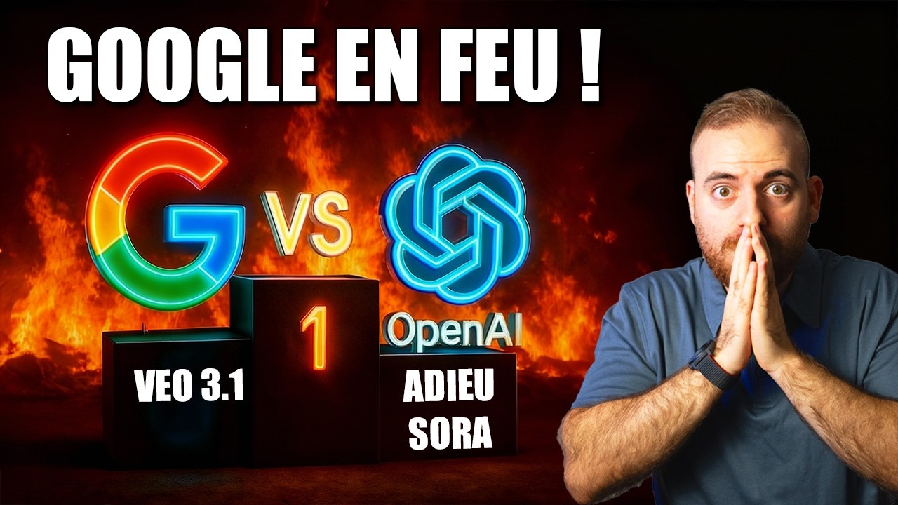 Sora 2 plus beau ? Google ÉCRASE OpenAI avec l'édition