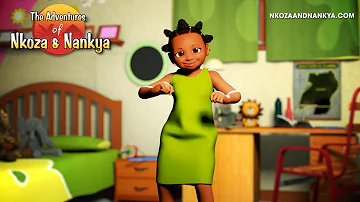 Luganda Version of Kids itsy bitsy Spider Nursery Rhyme ~ Nankya Dancing to Nabbubi Yazimba Ku muti