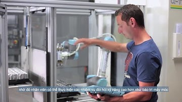 Đồng nghiệp robot tại công ty BOOG Machining, Pháp