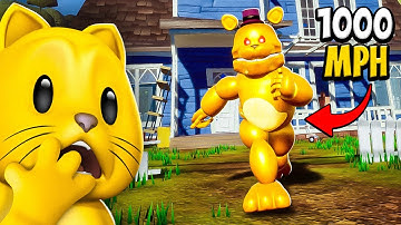 I Beat The FAST FREDBEAR Hello Neighbor Mod! (IT IS INSANE!)
