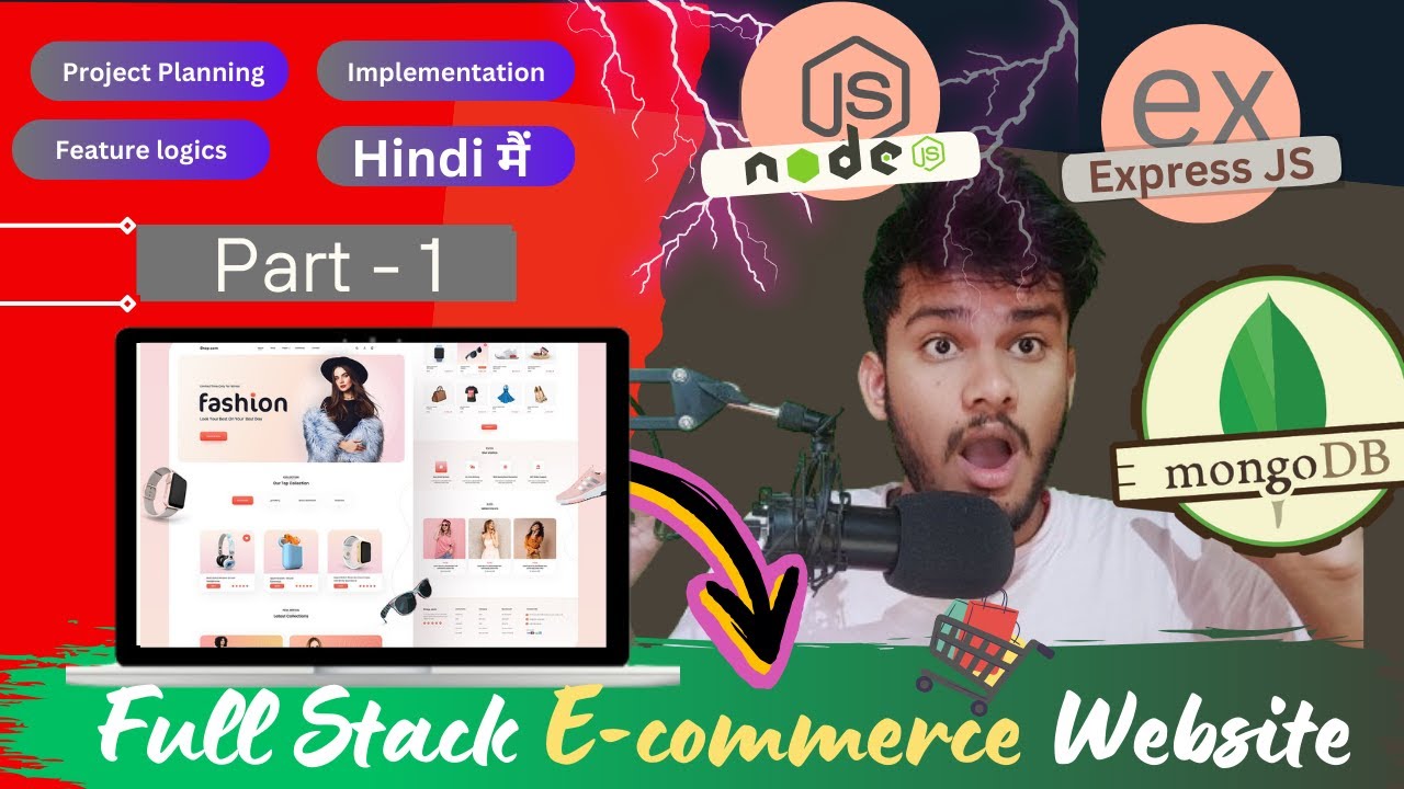 Complete E-commerce Website from Scratch using Node.js, Express, and ...