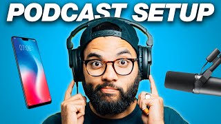 Everything You Need to Start a Podcast! (Budget Smartphone Setup) Resimi