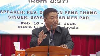 LCF Camping Speaker, Rev. Dr. Tuan Peng Thang ' In Then Thei Lo Ding'