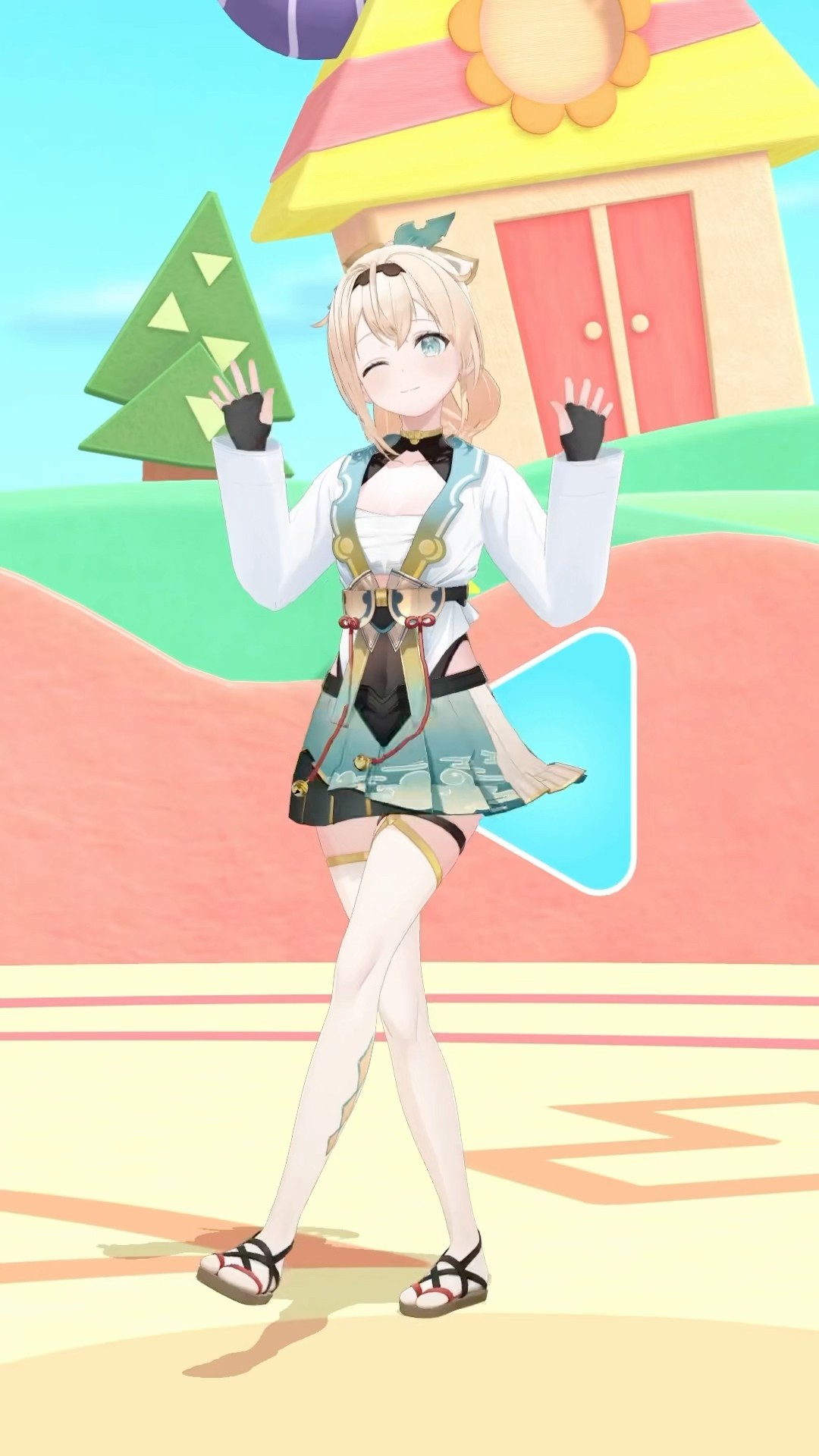みこ先輩の#DAIDAIDAIファンタジスタ 踊ってみましたにぇ?ソロライブとても素敵でした✨️#風真いろは #shorts #ホロライブ #踊ってみた