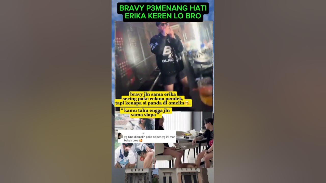 Bravy mem3nangkan cinta Erika #dj #bravy #erika #erikacarlina