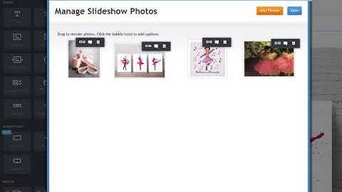 Adding slideshow in your weebly website