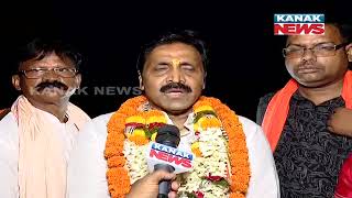 BJP MLA Candidate Priyadarshi Mishra,Campaigns In Bhubaneswar North Assembly Seat