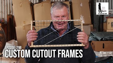 How to build Custom frames for Beehive Cut Outs  | The Bush Bee Man