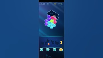 Block! Hexa Puzzle~intermediate  block 5 to 6 levels level~47