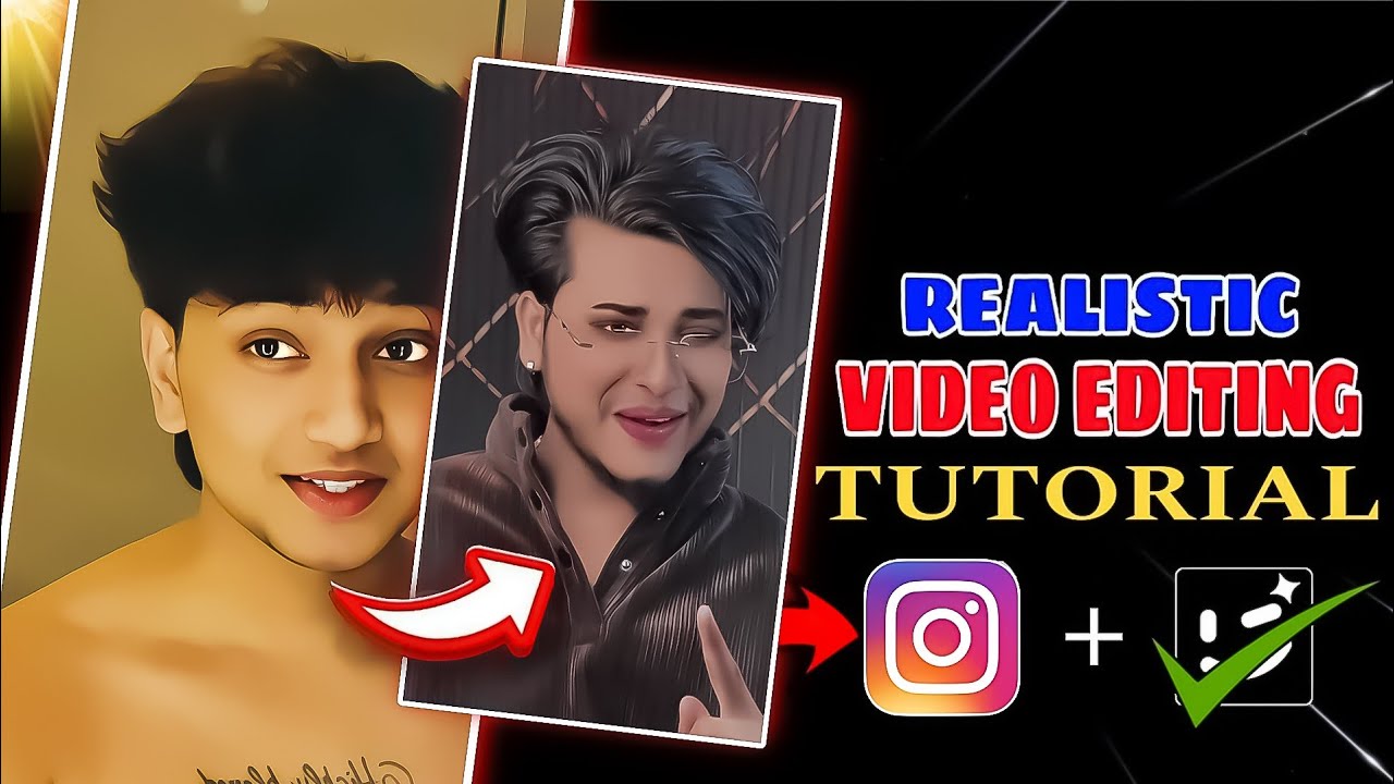 How To Edit Realistic Video || Realistic Reels Video Editing || Face ...