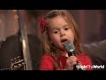Viral fatherdaughter duo performs let there be peace on earth