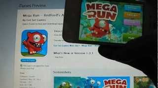Best Free App of 2012 || Mega Run - Redford's Adventure App Review for iDevices (HD) screenshot 3