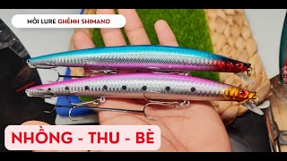 Câu cá Nhồng, Mồi câu cá Nhồng Shimanoo 19cm/25gram | Mồi câu lure Ghềnh Biển Siêu Nhạy Cá