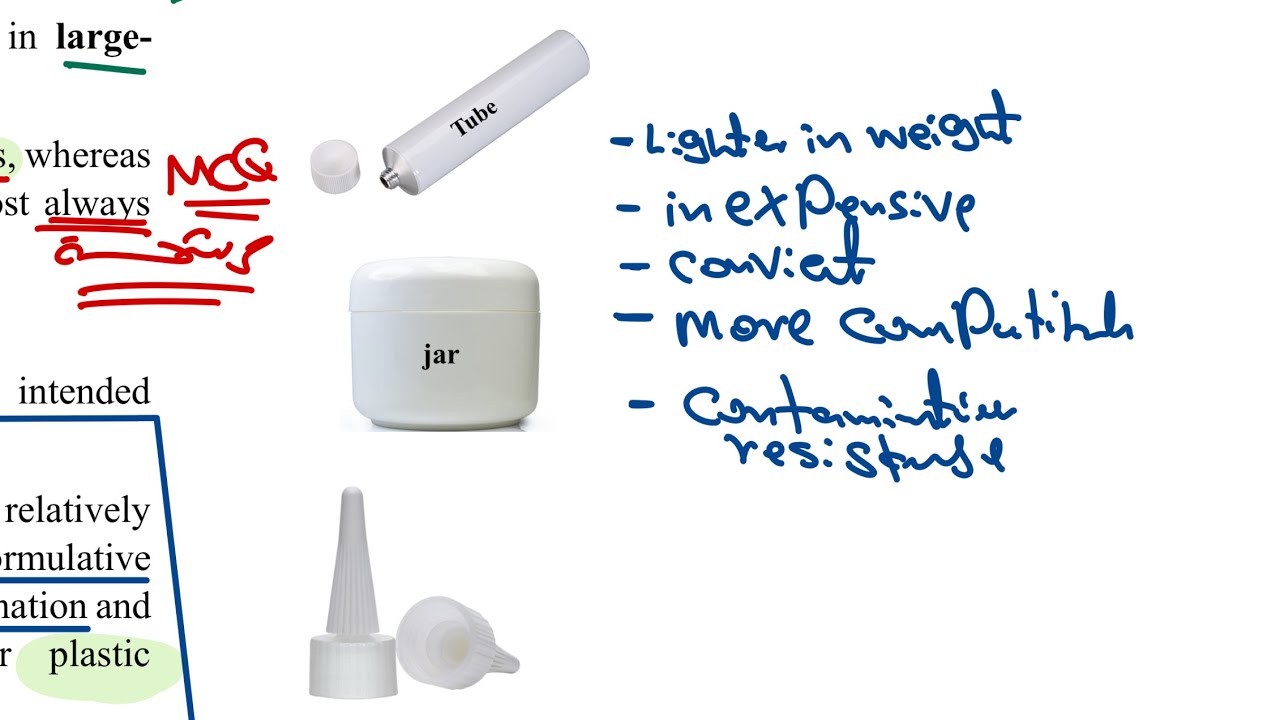 تكنو وزاري Semisolid المحاضرة الثانية