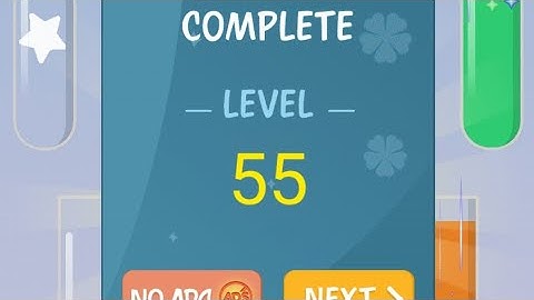 How To Solve Water Color Sort Level 55 | Shorts video