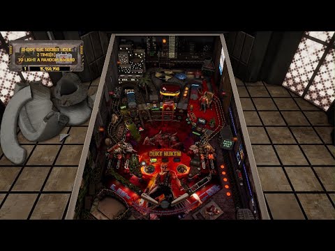 Pinball M - Duke Nukemu0027s Big Shot Pinball (Wizard Mode Run)