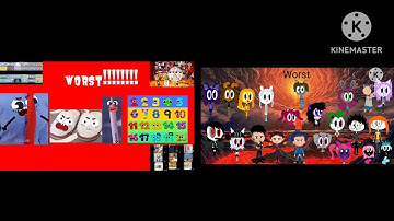 My Best To Worst Characters List (Me vs Ciara)