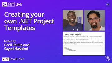 On .NET Live - Creating your own .NET Project Templates