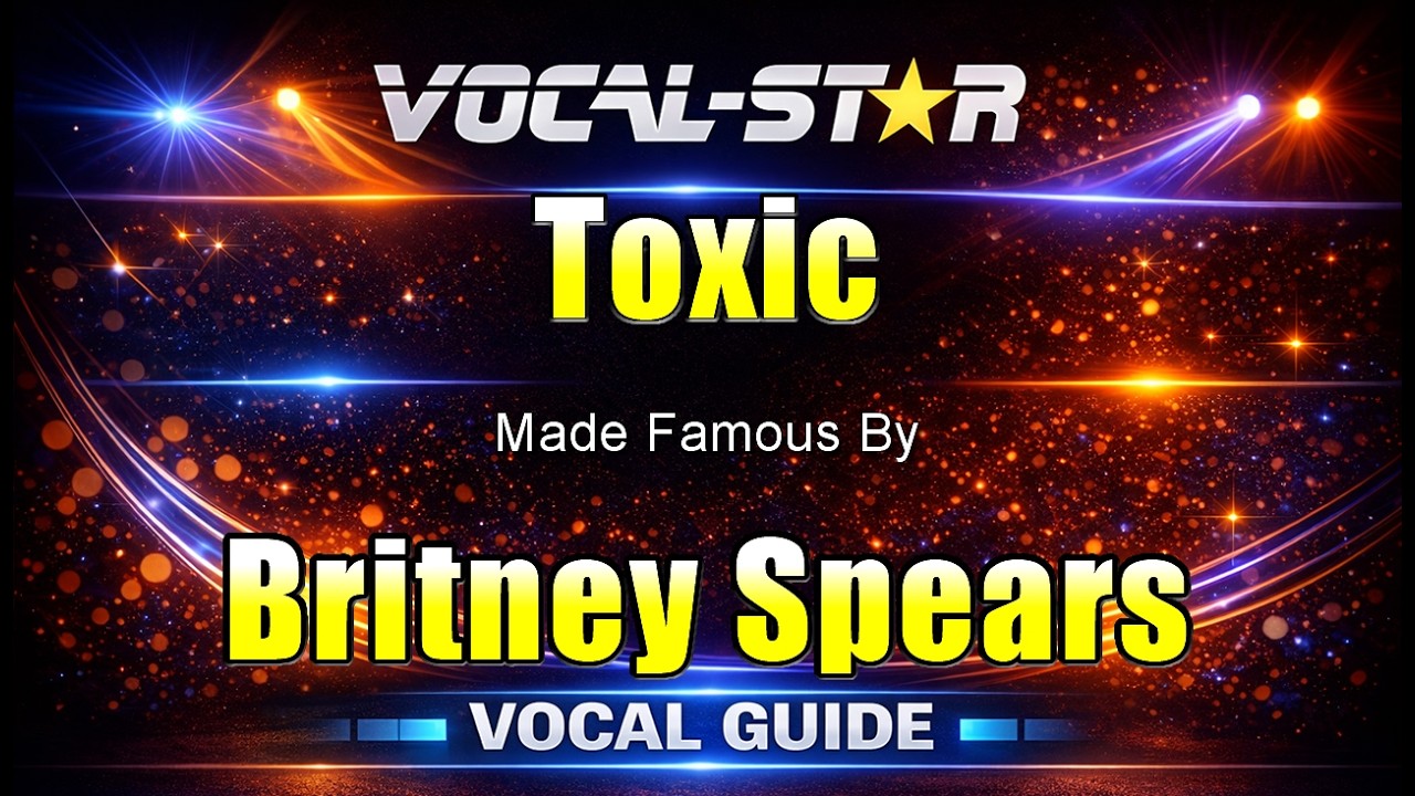 Toxic - Britney Spears KARAOKE With Vocal Guide - YouTube