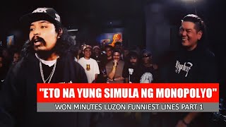 Fliptop - Won Minutes Luzon Funniest Lines\/Moments Part 1