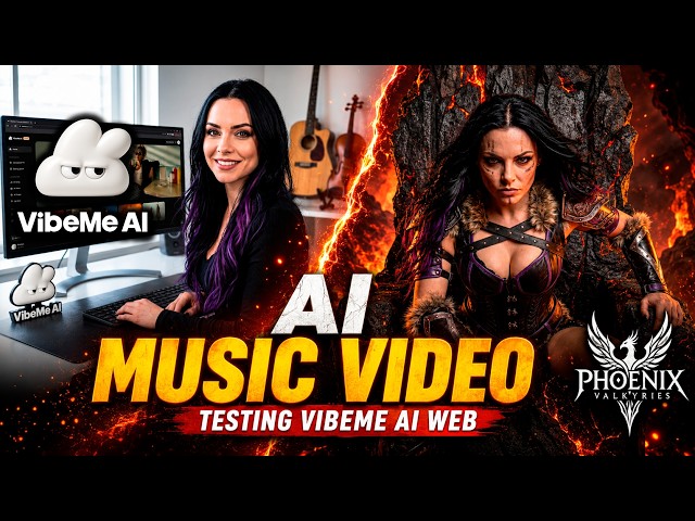 I Tested an AI Music Video Generator for My New Song — VibeMe AI (Forge with Ai - Phoenix Valkyries)