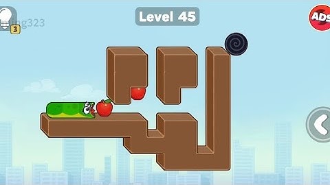 Snake Puzzle Slither to Eat level 45