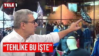 Musa Özuğurlu İsrail Protestolarında Işi̇d Bayrağına Dikkat Çekti