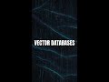 Vector Databases in 60 Seconds #RAG #AI #Shorts