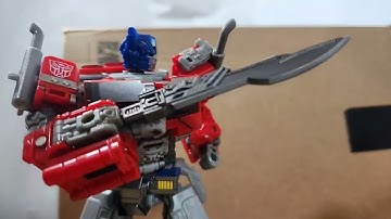 Optimus Prime vs. Crowbar (or Crankcase) stopmotion