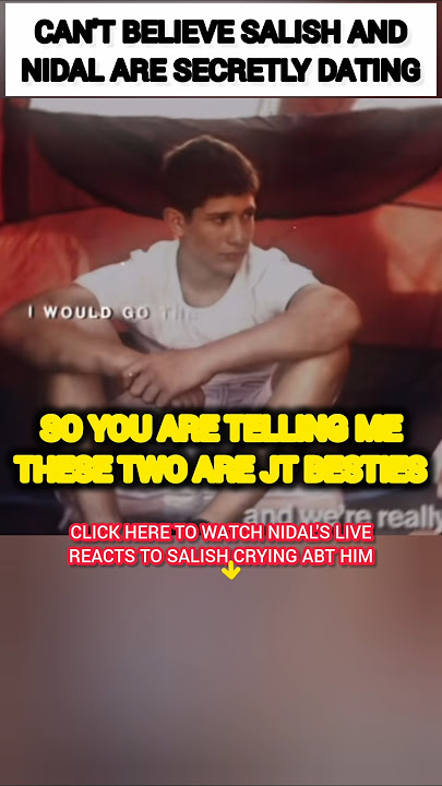Salish Matter and Nidal Wonder secretly dating?😳🥺 #nalish #shorts #trending #funny #love #viral #fyp