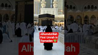 Ramadan me Pehla Umrah 🕋🌙 | Sabse Khoobsurat Tohfa | @Ruhisdiary06 #shorts #viral #makkah #ksa