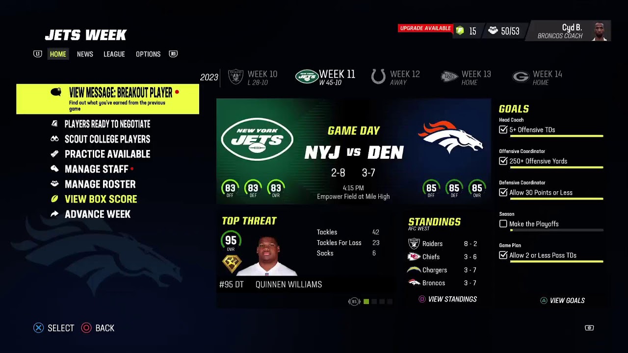 Broncos vs Jets 719a 2025 YouTube